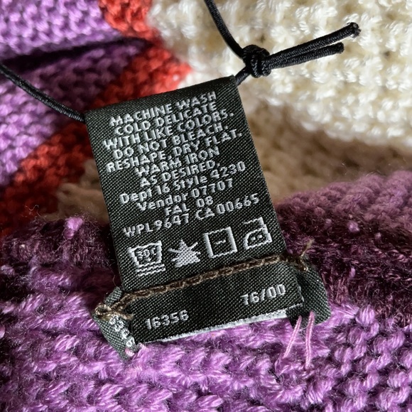 Eddie Bauer Striped Knit Scarf NWT - Picture 9 of 13